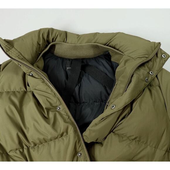 Banana Republic Down Puffer Jacket Mens Large Exploration Green Gorpcore - Picture 8 of 16